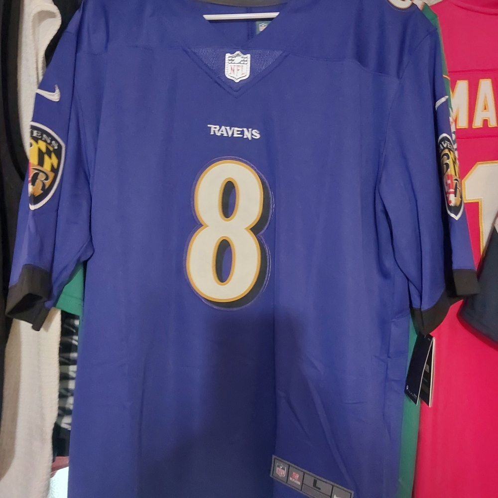 NFL Blue and Black Ravens Jersey - Picture 2 of 2